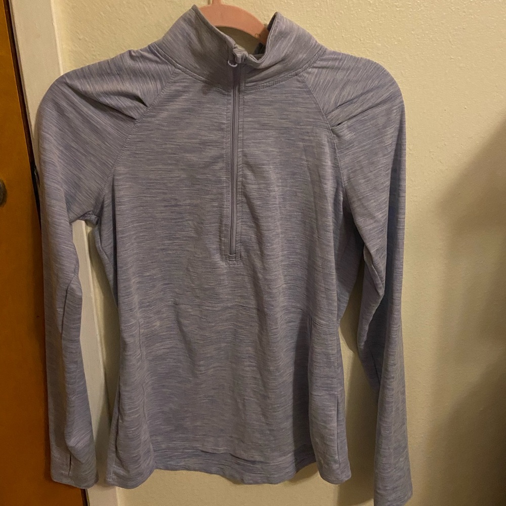 Half-zip Purple Workout Jacket